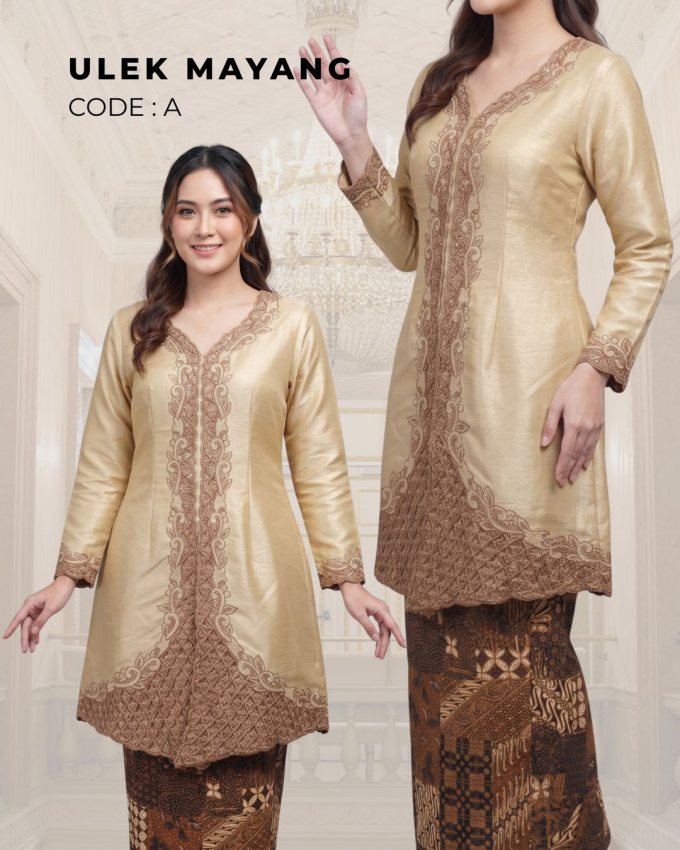 Kebaya Ulek Mayang - Emas
