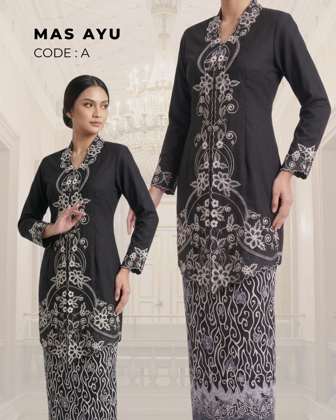 Kebaya Mas Ayu - Hitam — Hitam